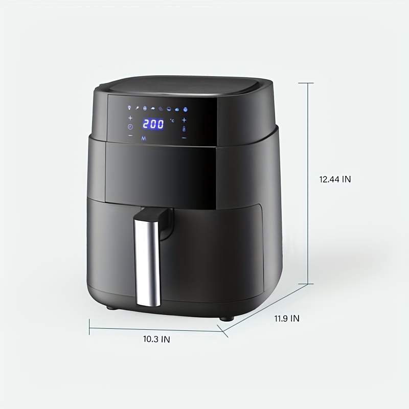 Air Fryer 5L Large Capacity Digital Control Oil-Free Electric Deep Fryer  Home Intelligent Multifunction French fries machine - AliExpress