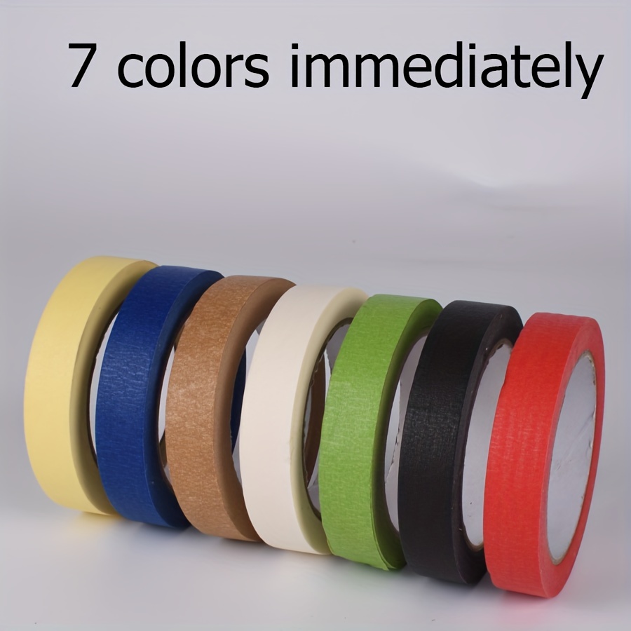 Color Beauty Paper Tape Art Masking Tape Diy Color Tape - Temu