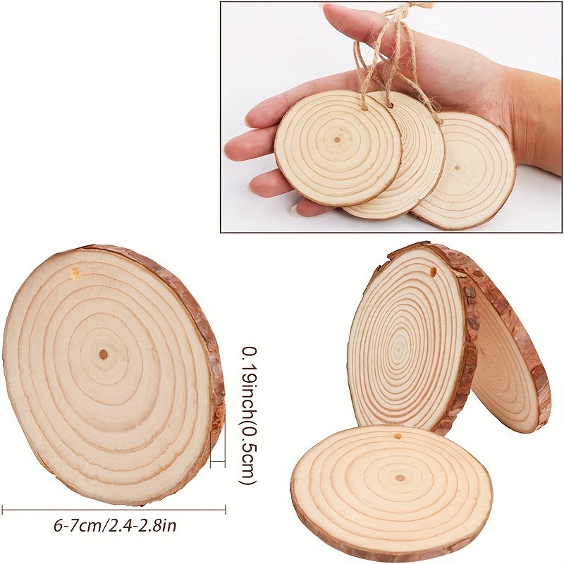 Natural Pine Wood Craft Wood Kit Predrilled With Hole - Temu