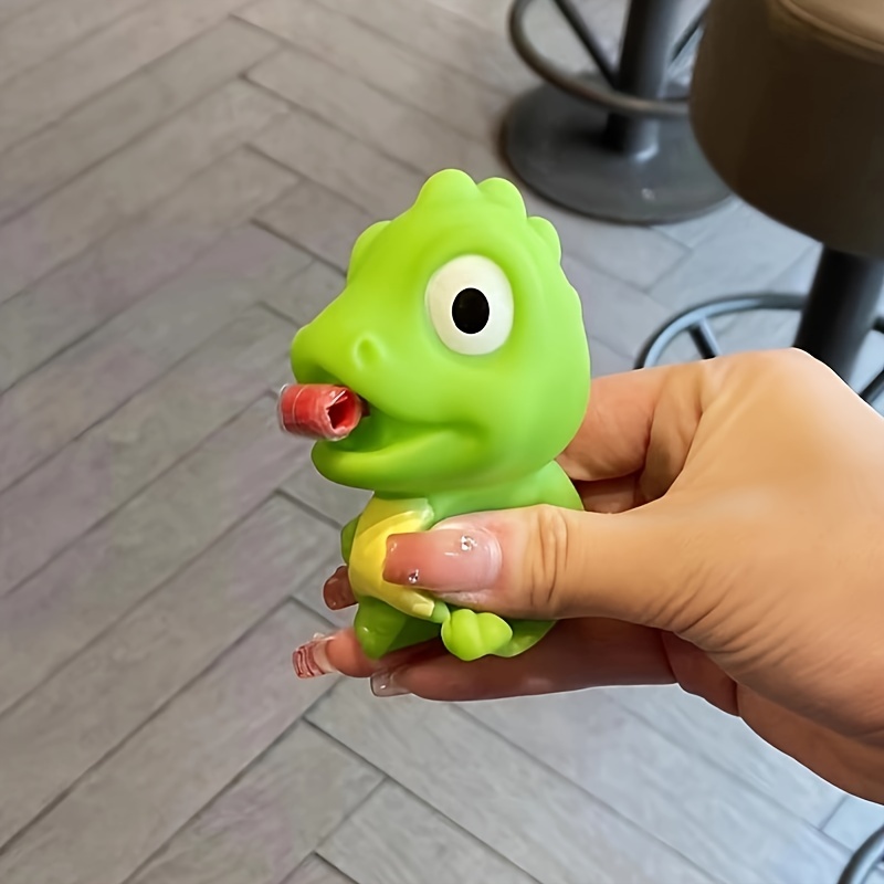 Frog/dinosaur Fun Creative Toy Tongue Retractable - Temu