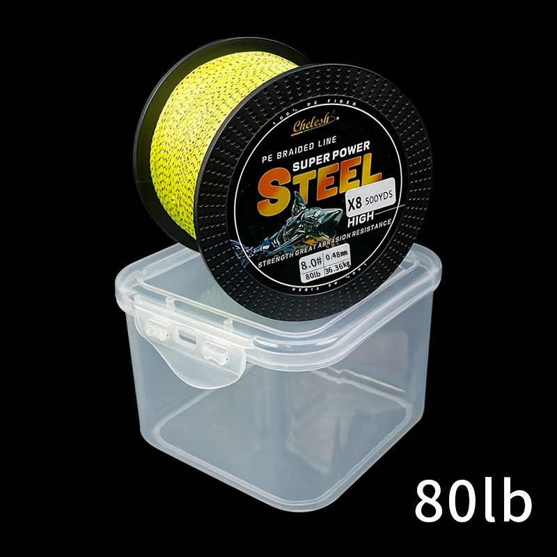 500yds 8 strand Braided Line Pe Fishing Line Wear resistant - Temu