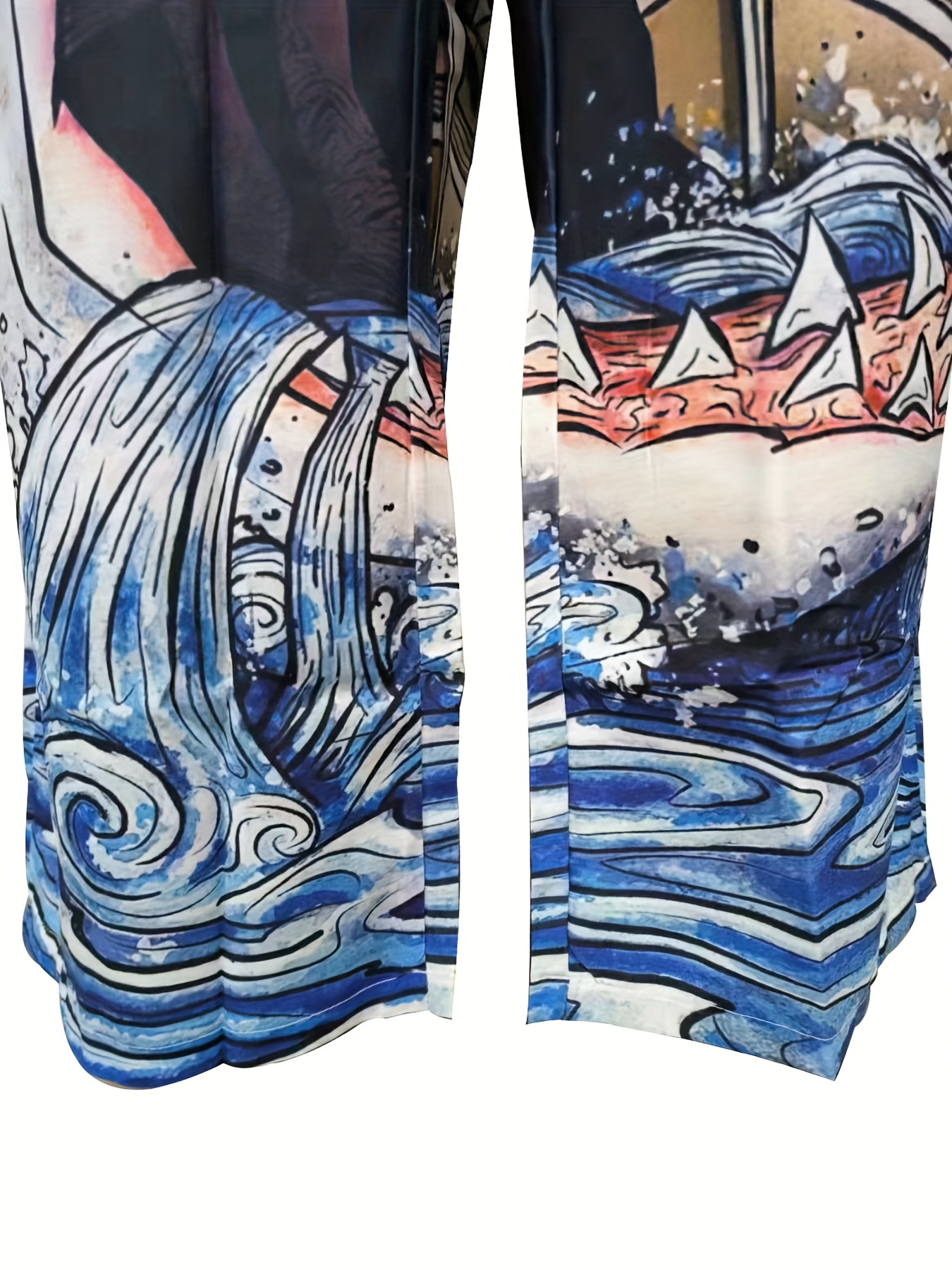 The Great Wave off Kanagawa Pants