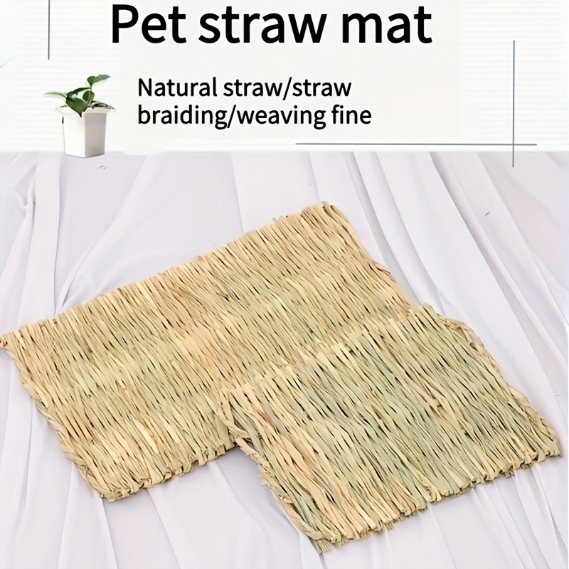 Pet Grass Mat For Hamster Rabbit Dutch Pig Grind Teeth Grass Nest