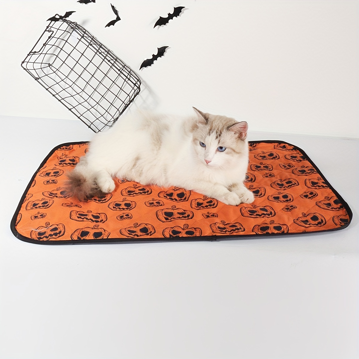 Halloween Trick Bottom Pattern Cat Nest Mat Bed Mat Sofa Mat Floor