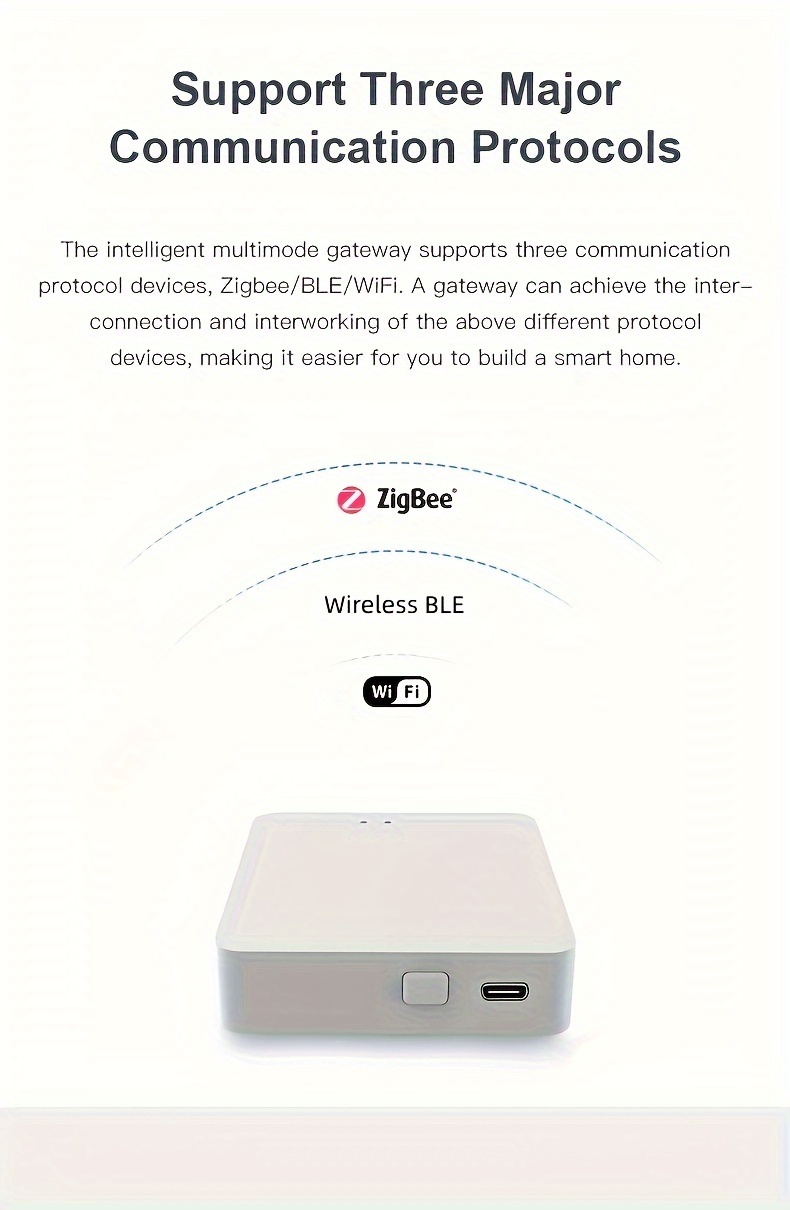 Tuya Zigbee 3.0 Gateway Hub Wireless Smart Home Bridge Smart - Temu