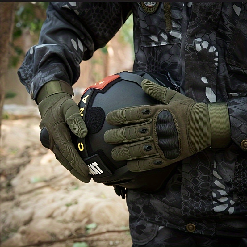 Outdoor Tactical Anti Slip Durable Touch Screen Gloves For - Temu