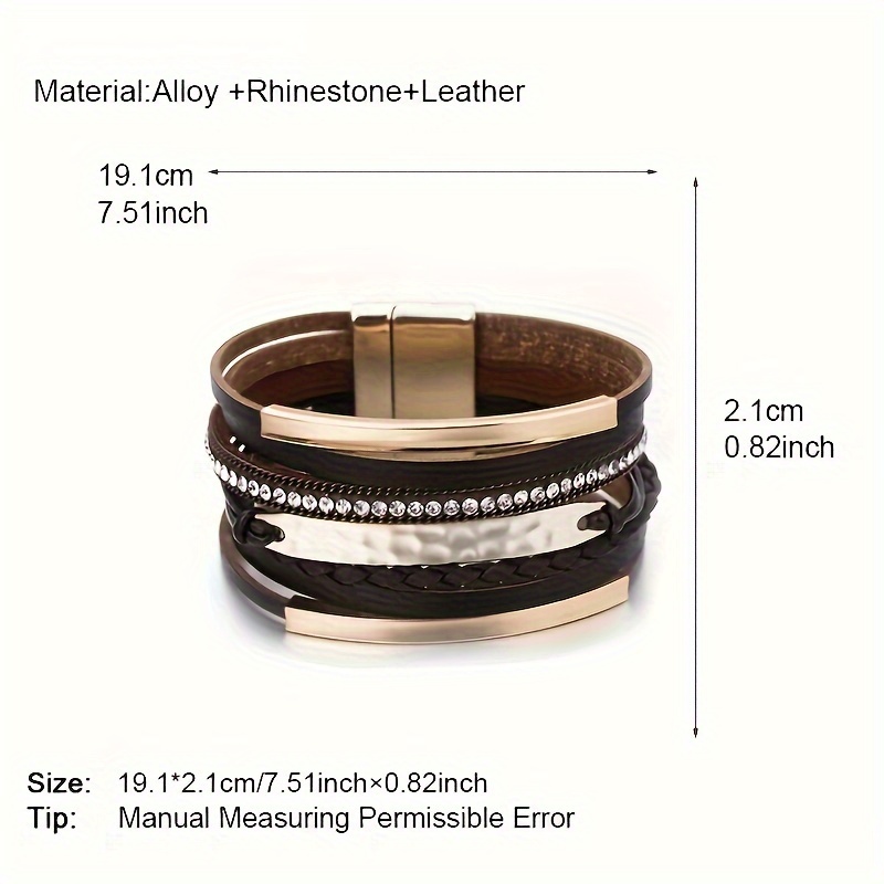 Bohemian Woven Rope Wrap Bracelet for Women