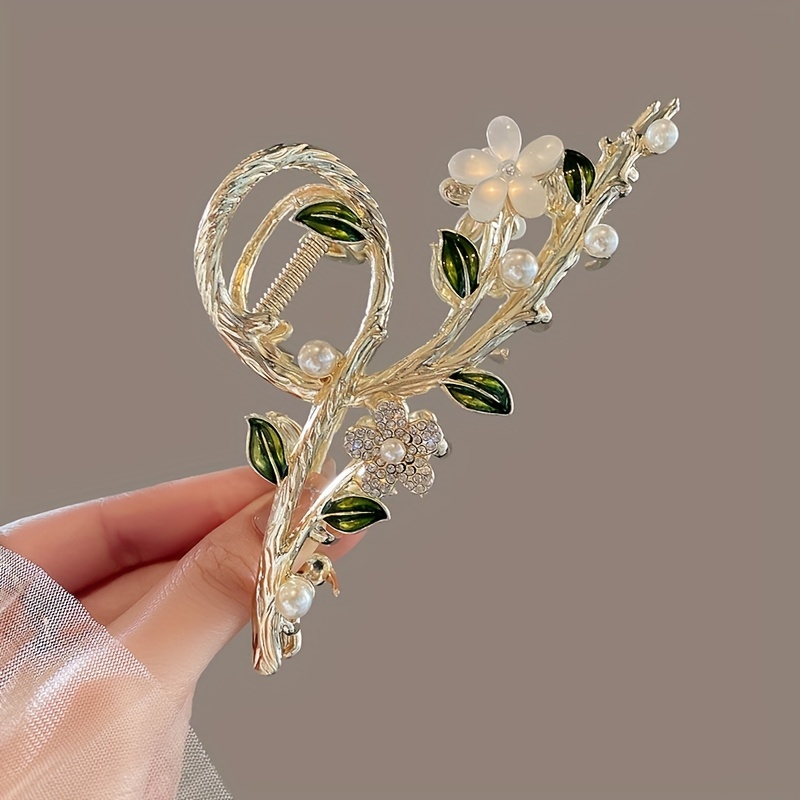 Dropship 1/2pcs Women Elegant Flowers Hollow Geometric Metal Hair Claw  Vintage Hair Clips Headband Hairpin Fashion Hair Accessories to Sell Online  at a Lower Price