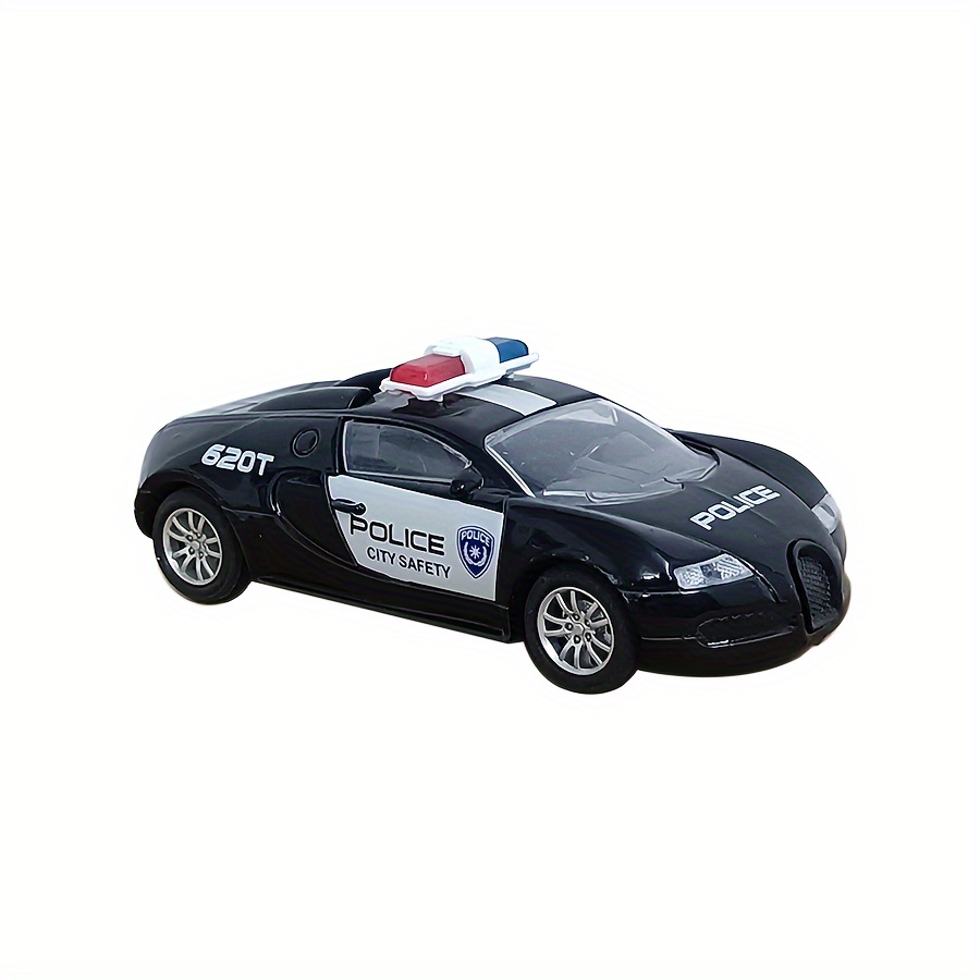 black police car toy