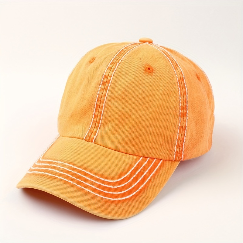 Cotton Baseball Cap Outdoor Sun Shade Soft Top Hat