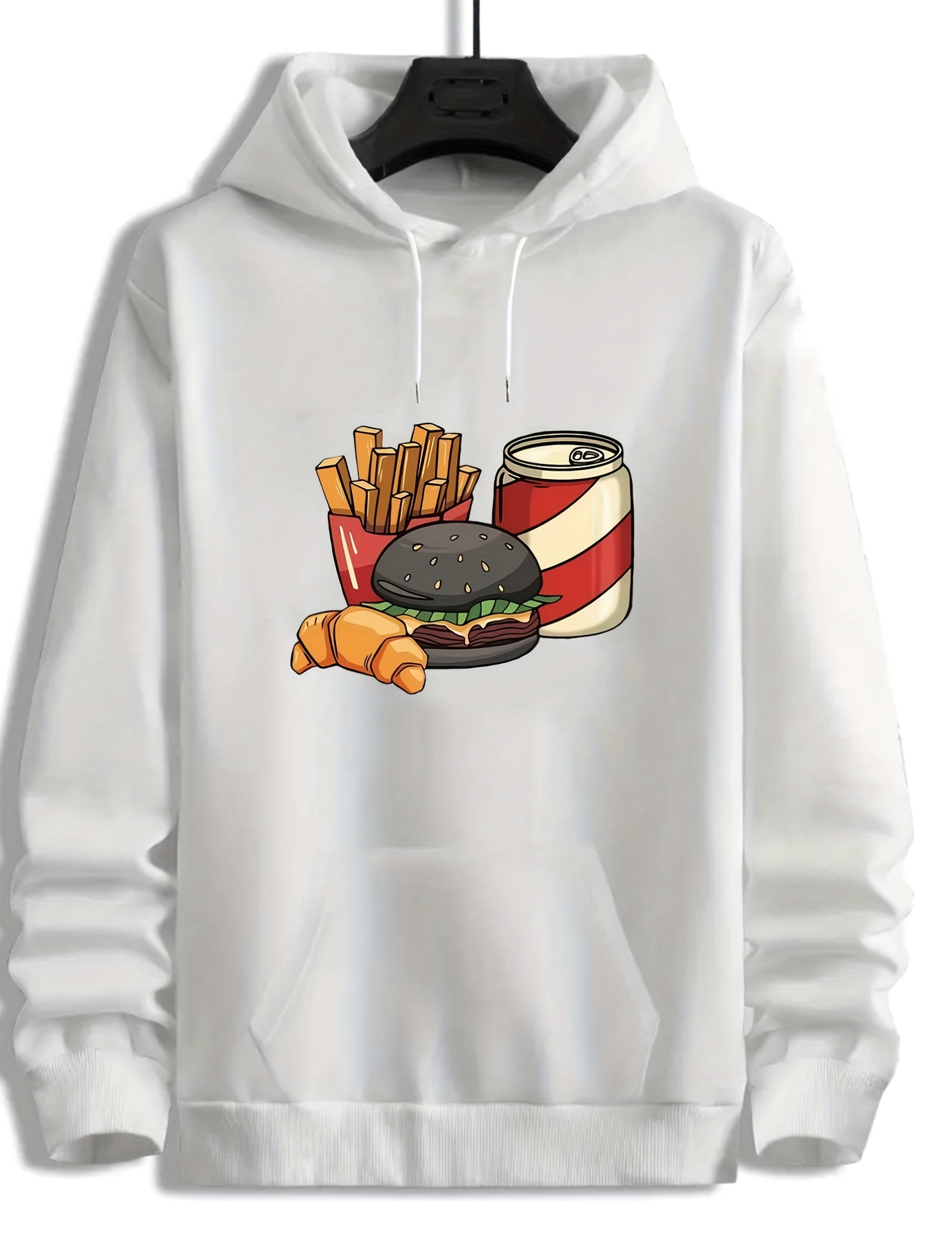 Junk Food Clothing Gray Hoodies for Men