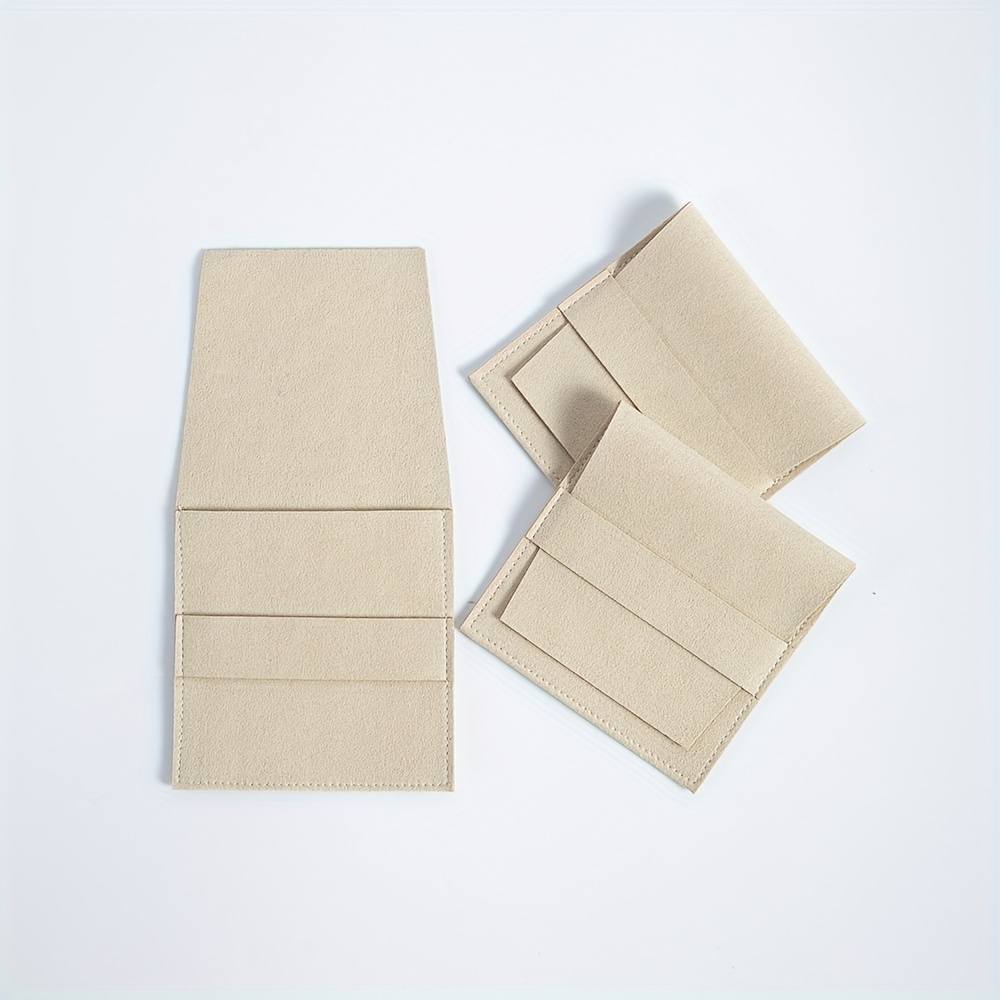 10 кожаных мешочков для украшений из замши, элегантные пылезащитные сумки для колец, серег, браслетов, свадебных аксессуаров, детали 14