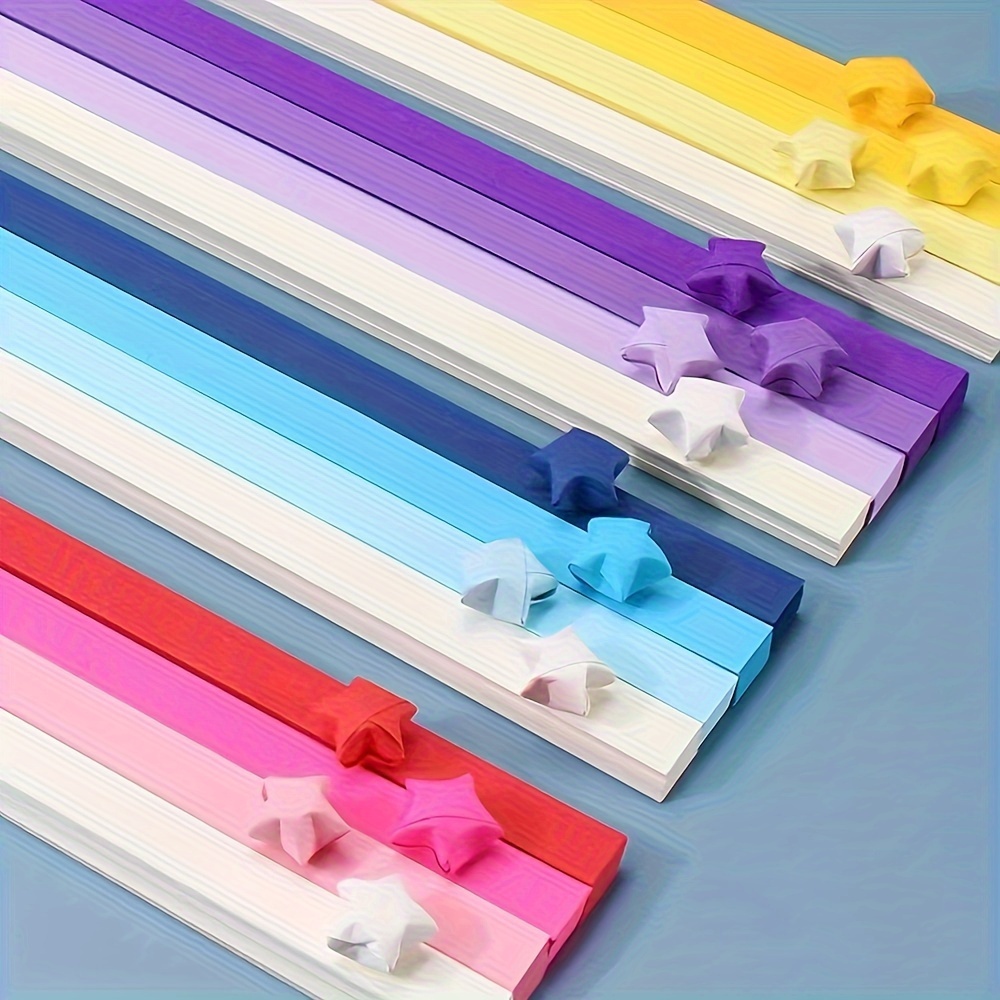 Star Origami Paper Rainbow Gradient Lucky Star Paper - Temu Japan