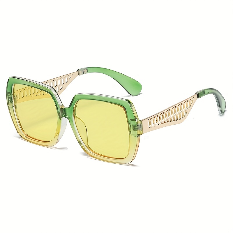 Gafas De Sol Cuadradas Grandes Retro A La Moda Para Mujeres - Temu