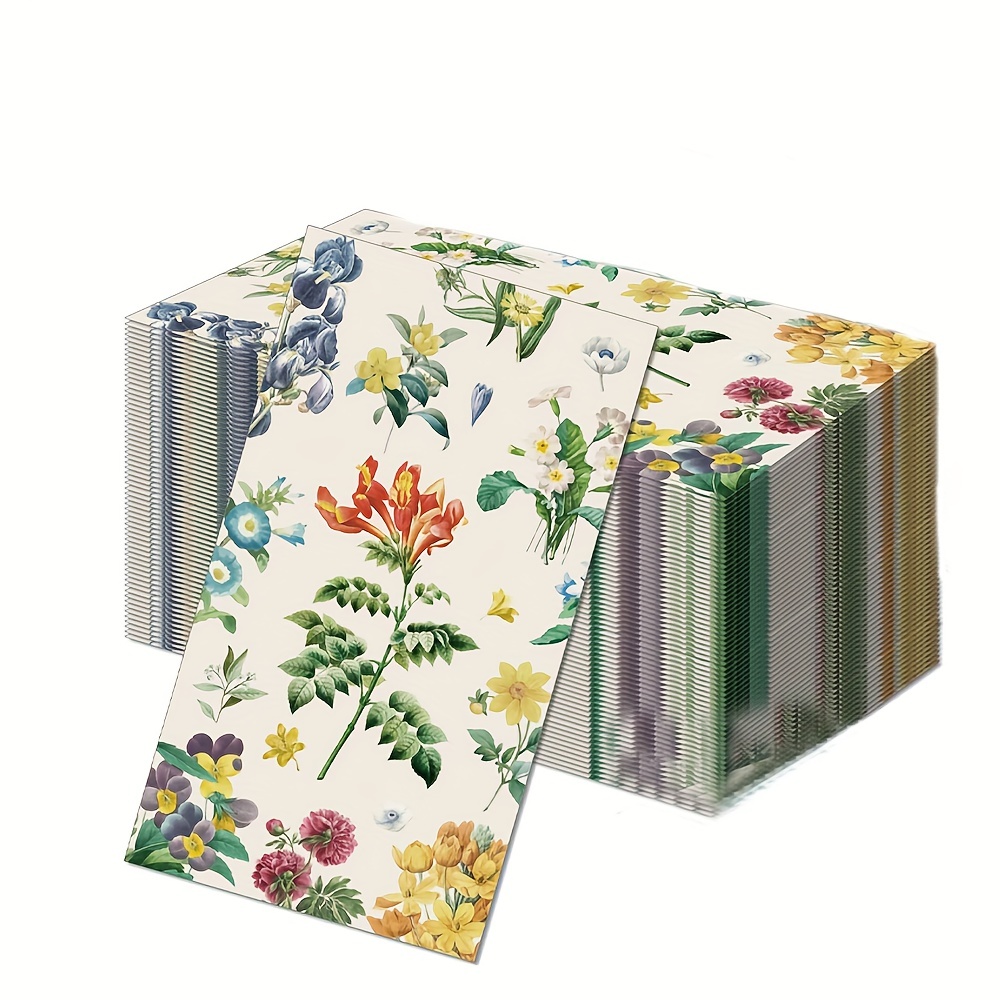 Servilletas florales ENGLISH ROSES Servilletas de papel 40 piezas,  servilletas de papel decorativas, servilletas de decoupage, servilletas de  papel