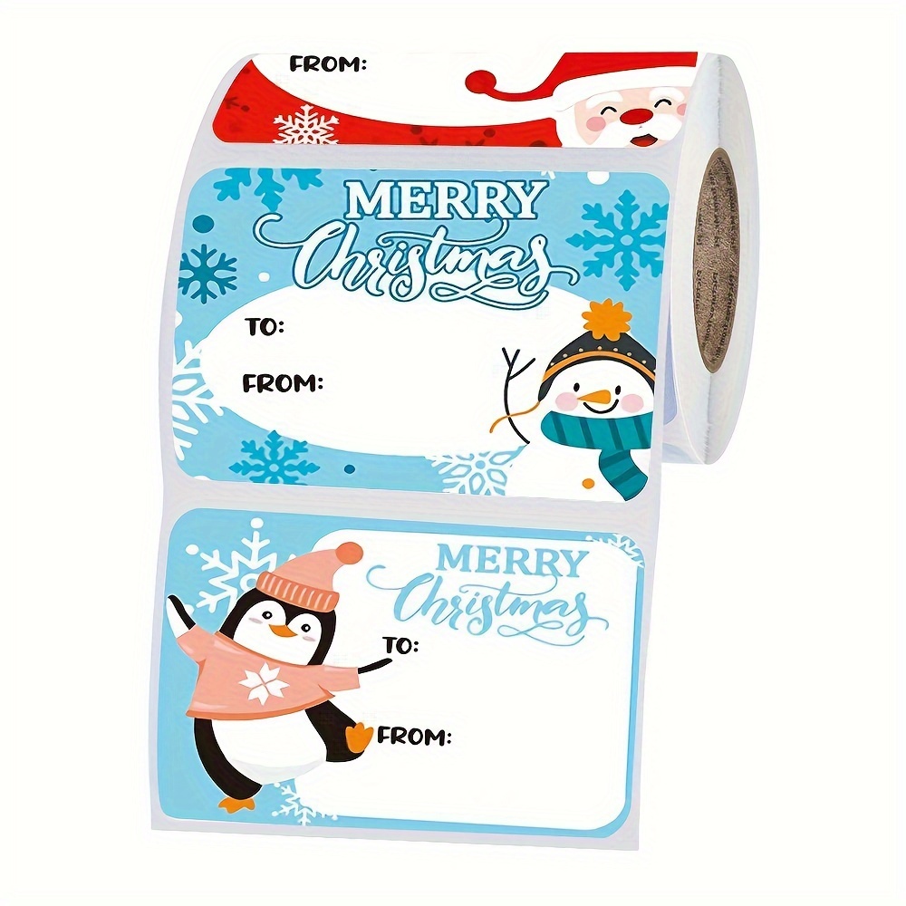 Moontree Merry Christmas Gift Tags Stickers Christmas - Temu