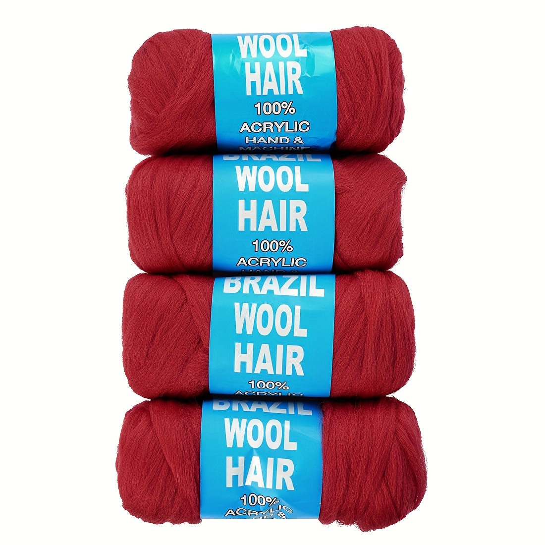 Youngther 100% Brazilian Wool Acrylic Yarn For African Jumbo