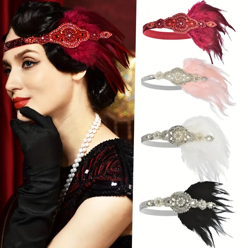 1pc 1920s Great Gatsby Style Headwear