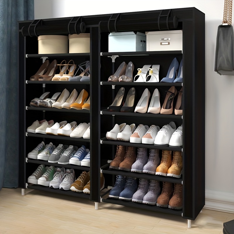 Estante para zapatos Songmics, 10 estantes para 50 pares, torre  organizador, gabinete de almacenamiento de zapatillas