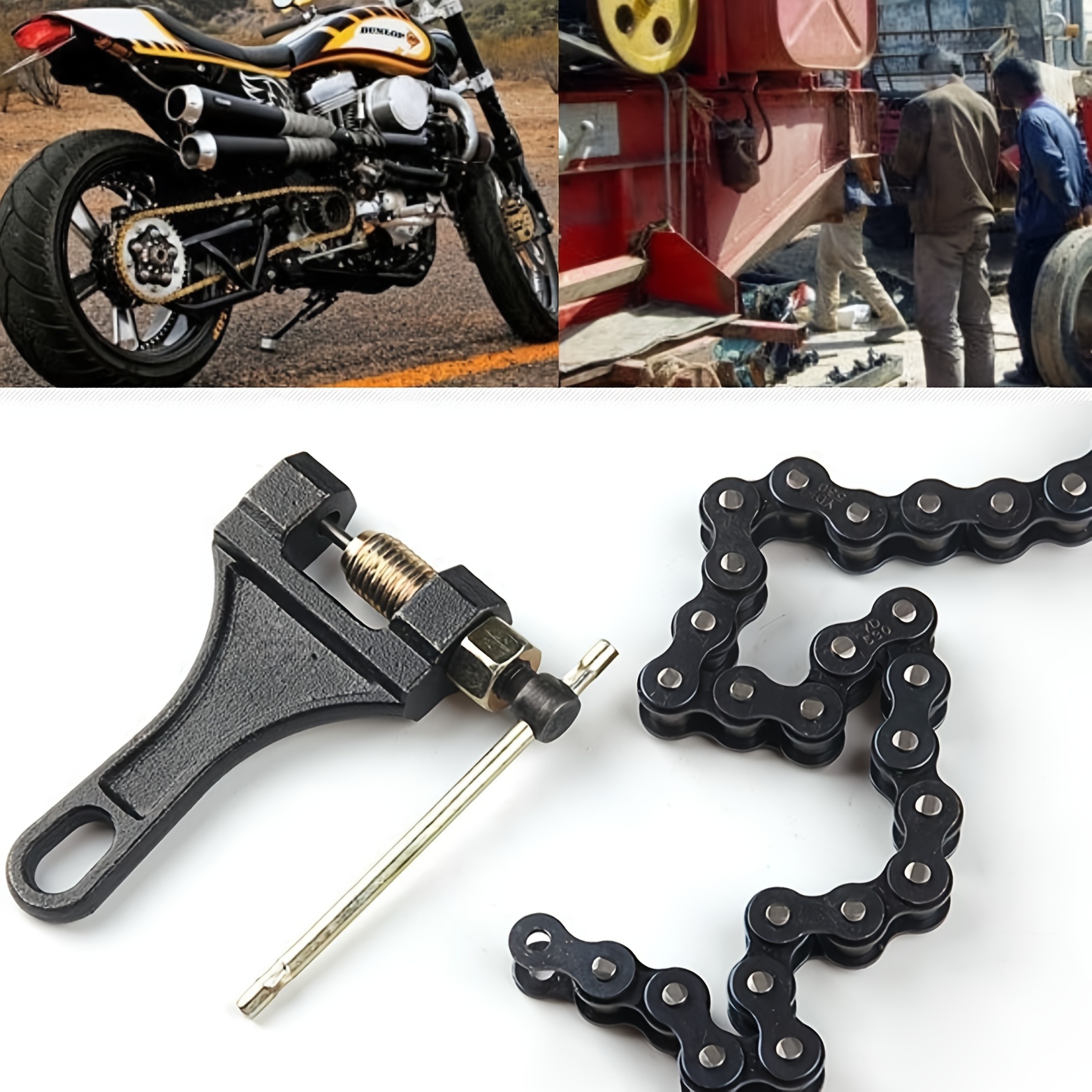 Motorcycle Maintenance Chain Cutter Harvester Lawn Mower - Temu