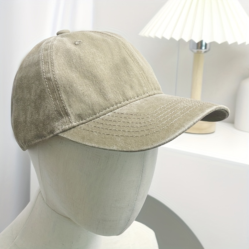 Vintage Cotton Baseball Caps Adjustable Unstructured Soft Casual