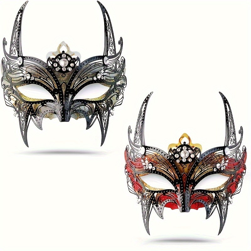 Masquerade Party Face Mask High end Artificial Diamond - Temu