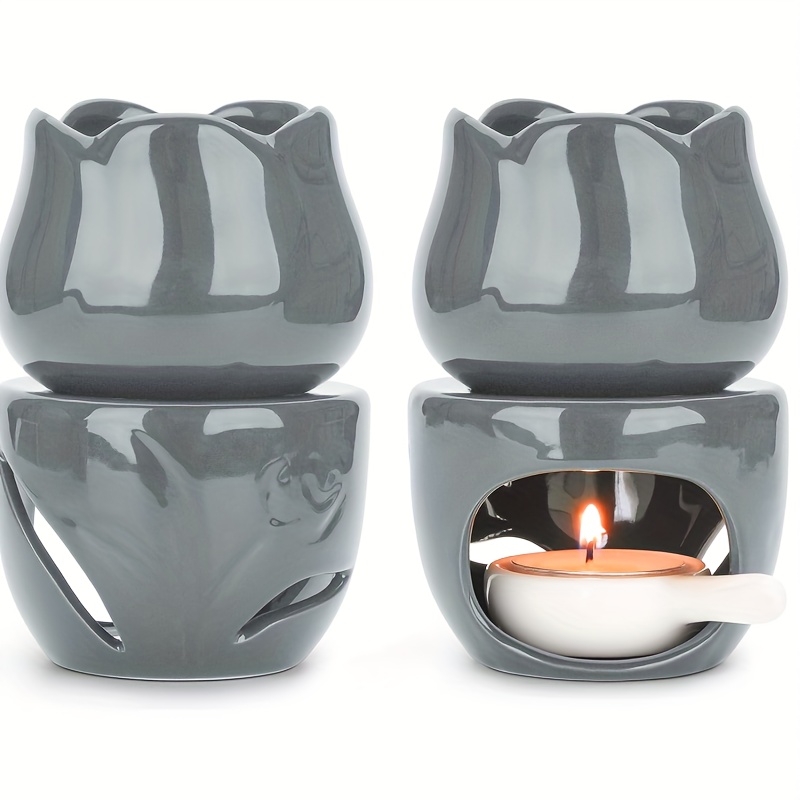Yangtek Diffusore di Oli Essenziali e Resine a Candela Ceramica diffusore a  candela Bruciatore : : Casa e cucina