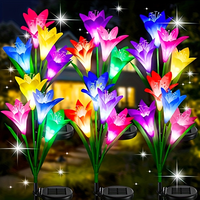 Garden Lights Outdoor Decoration Solar Simulation Festive - Temu