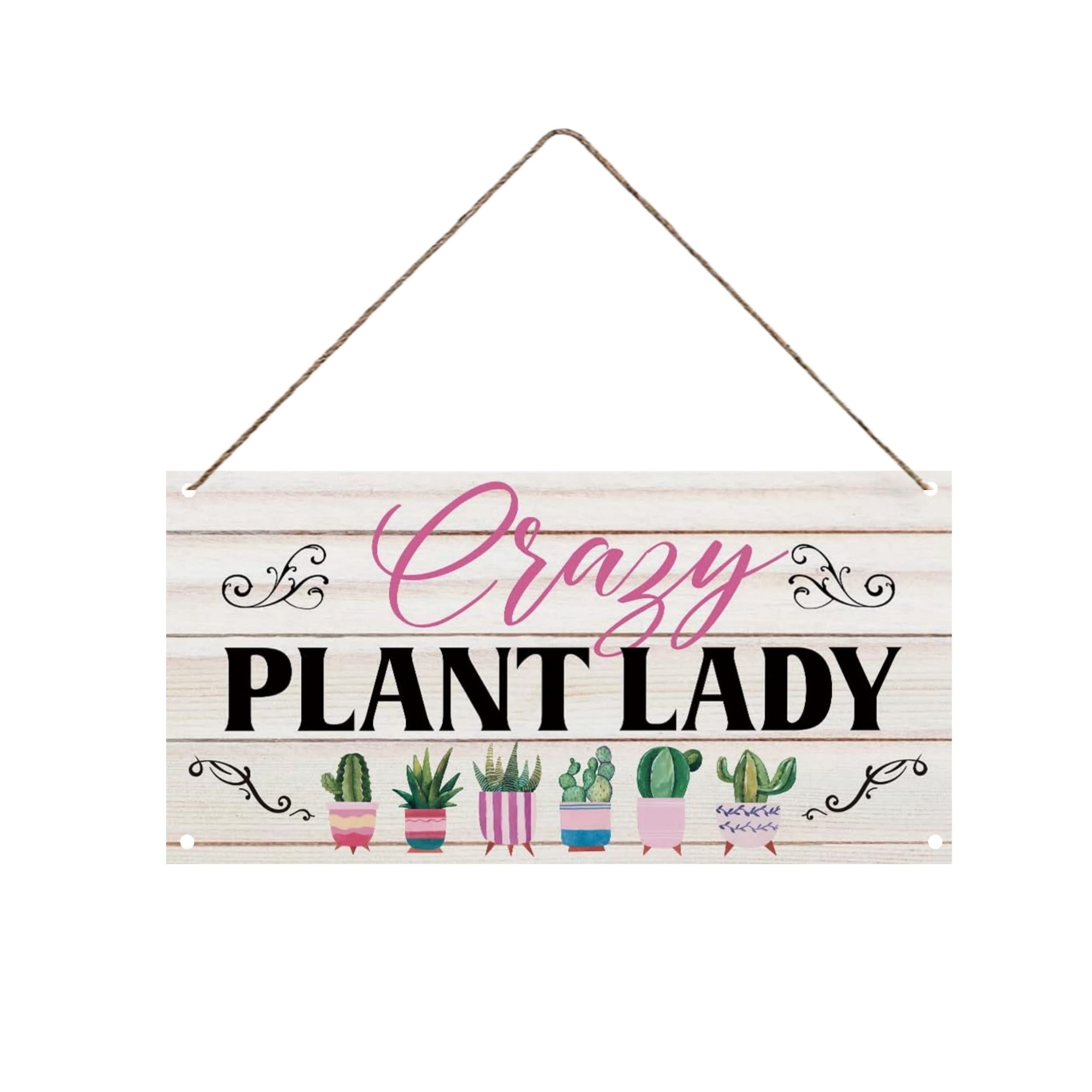 

1pc, Crazy Plant Lady Novelty Rustic Wooden Sign (7.87"x3.94"/20x10cm), Home Decor, Room Decor, Wall Decor, Restaurant Decor, Patio Decor, Porch Decor, Garden Decor, Kitchen Decor, Farmhouse Decor