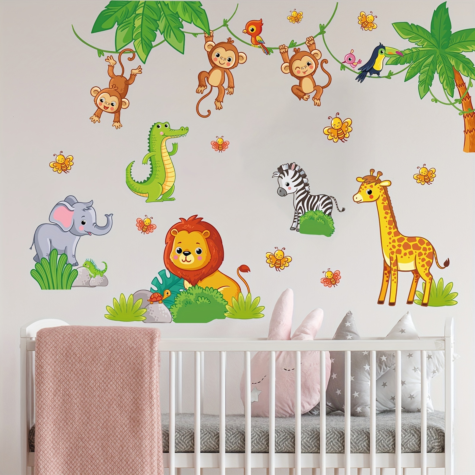 Baby Fashion - Safari Wall Decals - Jungle Wall Decals - Animal