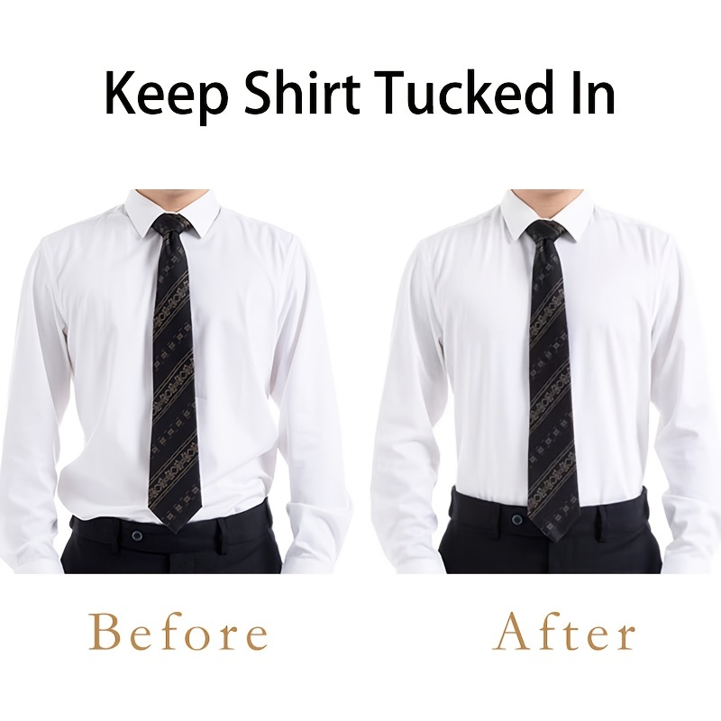 Black Shirt Stay Belt For Men Women Keep Shirt Tucked In