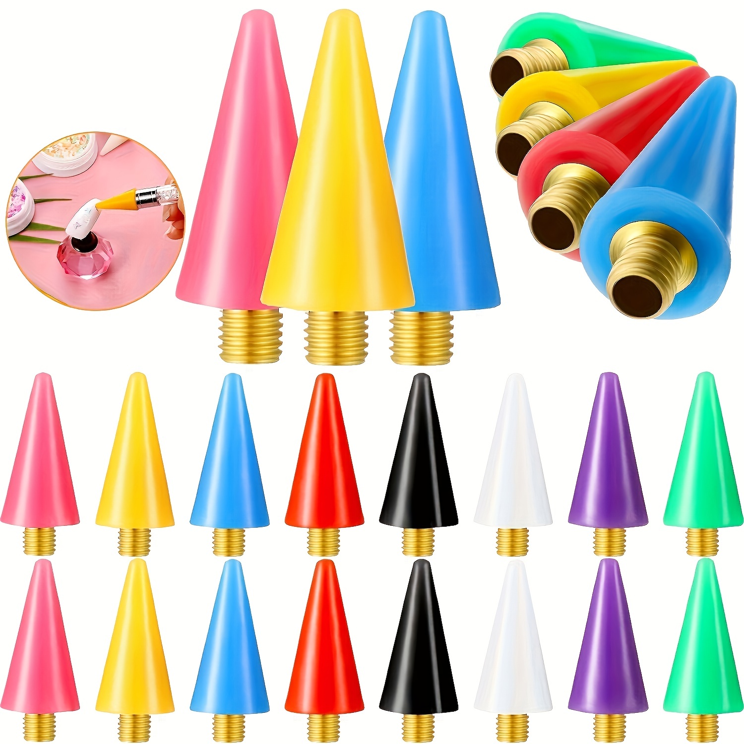 Diamond Painting Accessories Art Tool-42 Diamond Painting Glue Clay-DIY  Embroidery Wax Tacky Kit-4 Stitch Dot Pen for Craft 5D Cross(60 Number