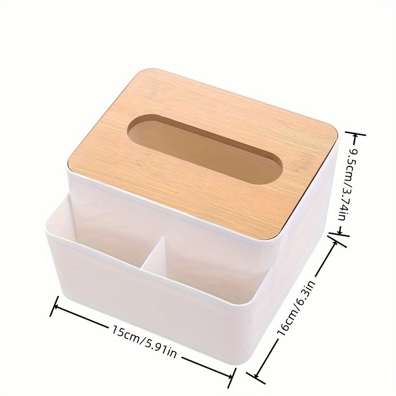 WORTHBUY Plastic Tissue Storage Box Multipurpose Kithchen Napkin Box Large  Capacity Tissue Paper Storage Container Organizer - AliExpress