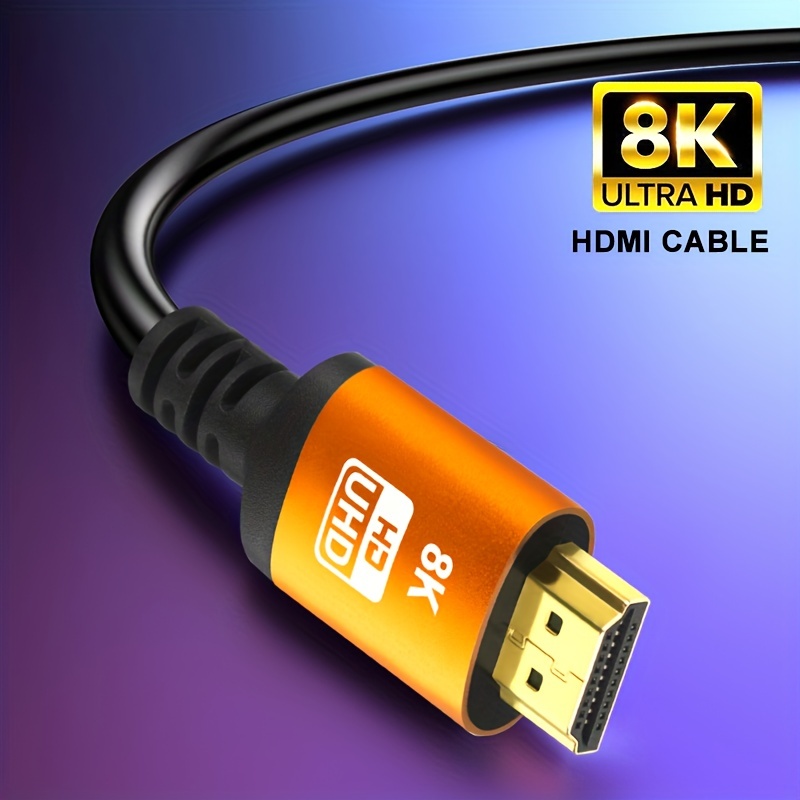 I Zclive Conector De Alta Velocidad 8K Para Cable HDMI 2.1, Conector HDMI  8K@60HZ Y 4K@120HZ Para Cable, Conector Para HDMI Macho A Conector Para HDMI
