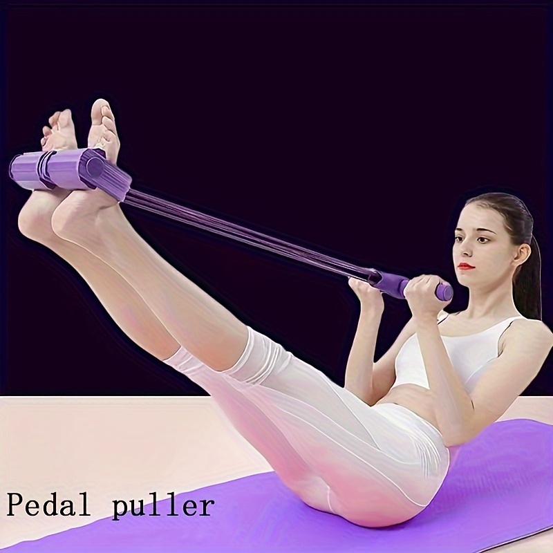 Natural Latex Yoga Pedal Puller Resistance Band Abdomen - Temu