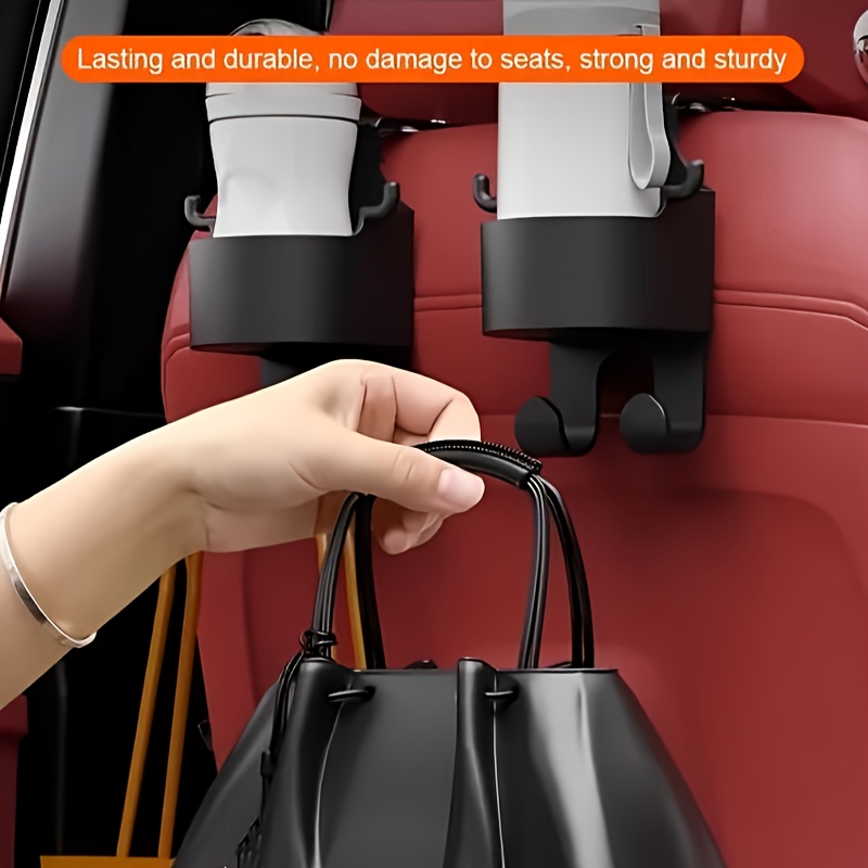 Multifunctional Car Seat Back Hooks 1 Car Hook Cup Holder - Temu