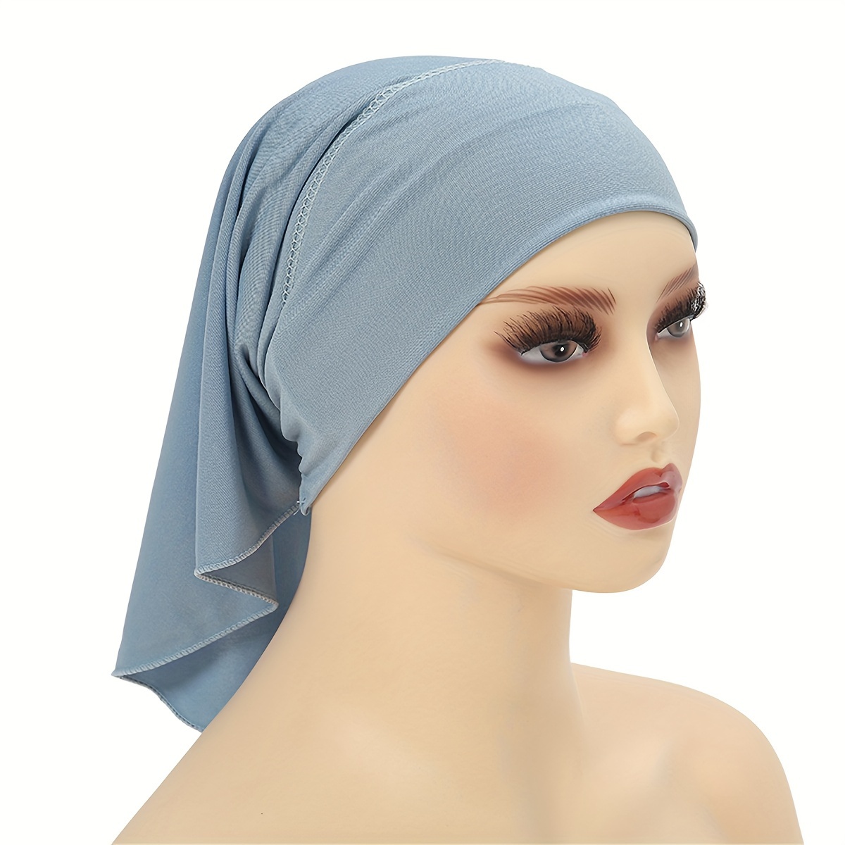 Solid Color Elastic Breathable Head Wraps Casual Soft Temu Canada