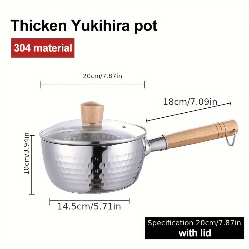 Stainless Steel Covered Small Soup Pot Household Instant - Temu