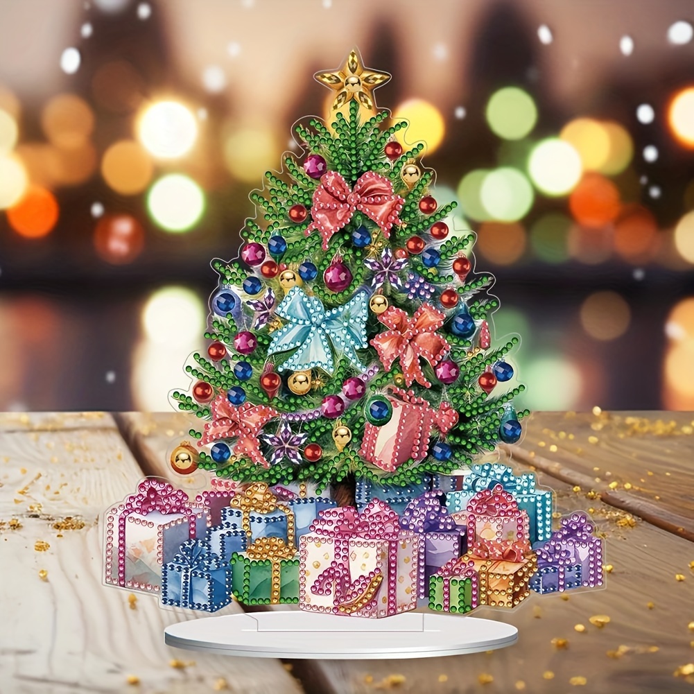 Diamond Painting Christmas Tree Desktop Ornaments Kits For Adults