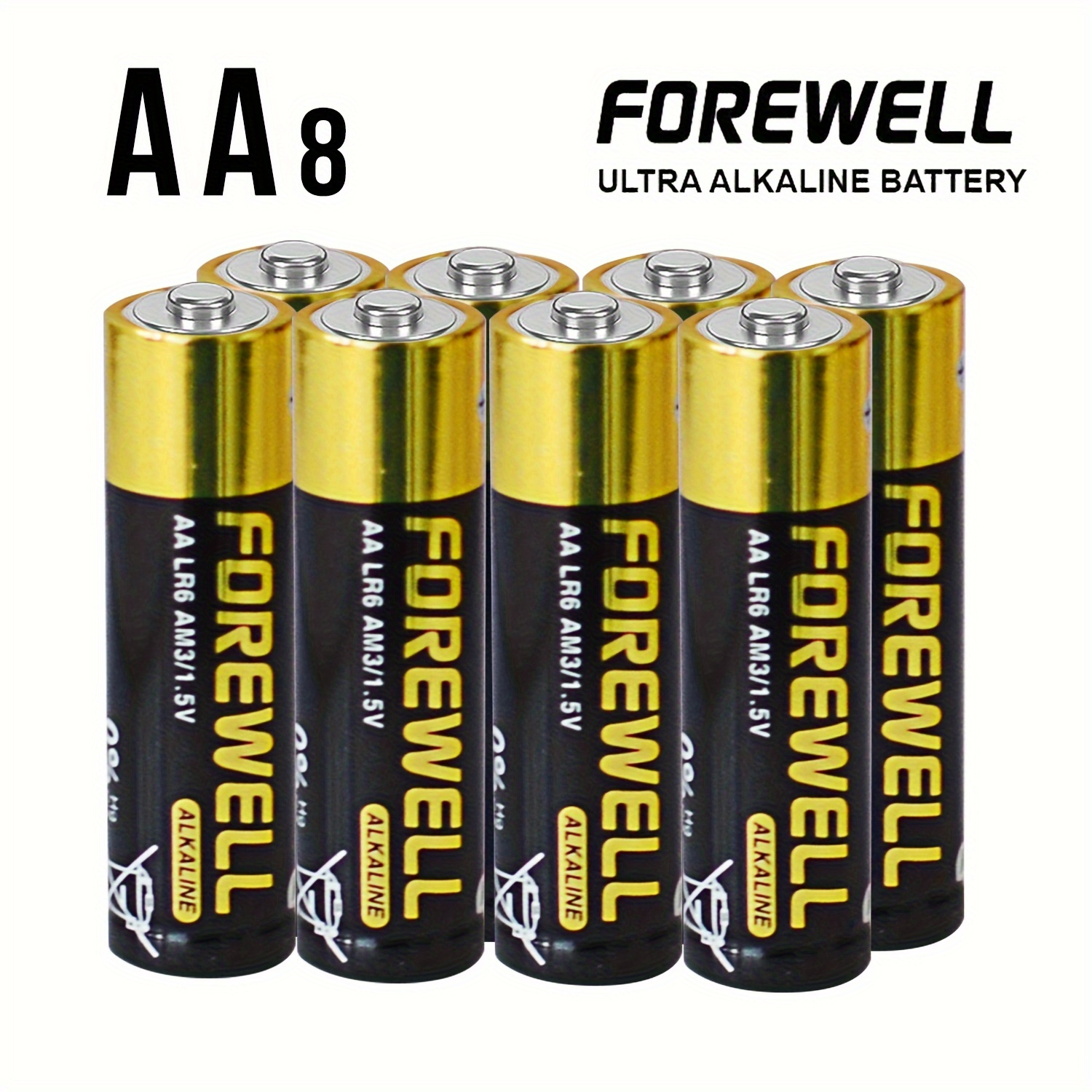 lr6 size aa am3 1.5v battery