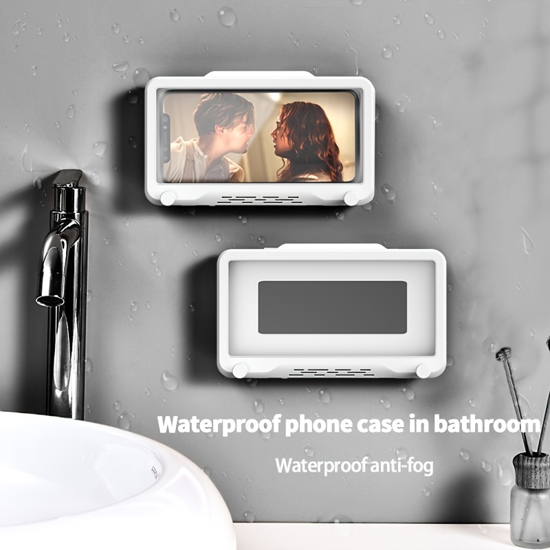 Waterproof Bathroom Mobile Phone Box Anti fog Touch Screen - Temu