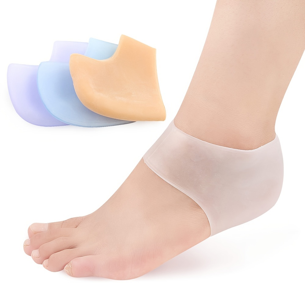 Silicone Heel Protectors Breathable Heel Gel Heel Cushions - Temu