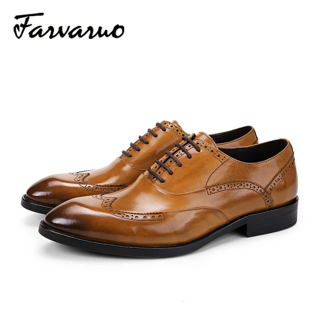 Brown Brogue Men's Shoes Red Sole Lace-up Square Toe Handmade Black Dress  Shoes Business Men's Shoes Free Shipping Shoe for Men - AliExpress