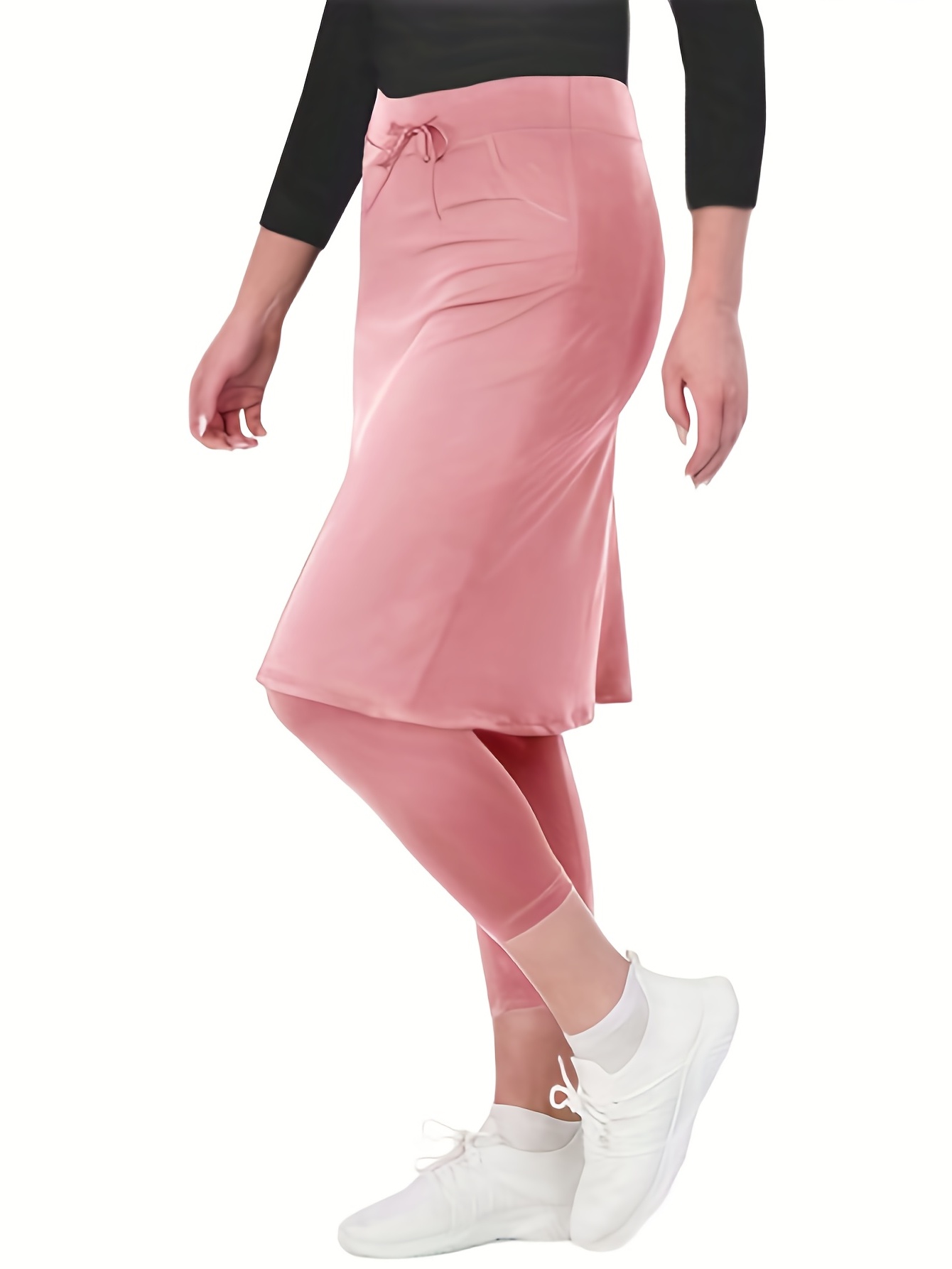 Snoga Athletics Basic Pocket Fitness Skirt w/Cropped Leggings : :  Clothing, Shoes & Accessories
