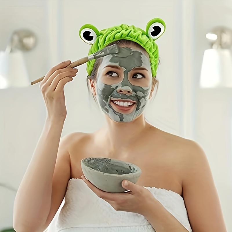 1pcs Grünes Frosch-Haarband Niedliches Lustiges Elastisches Haarband Für  Das Waschen Des Gesichts, Hautpflege Und Spa-Tragen - Temu Germany