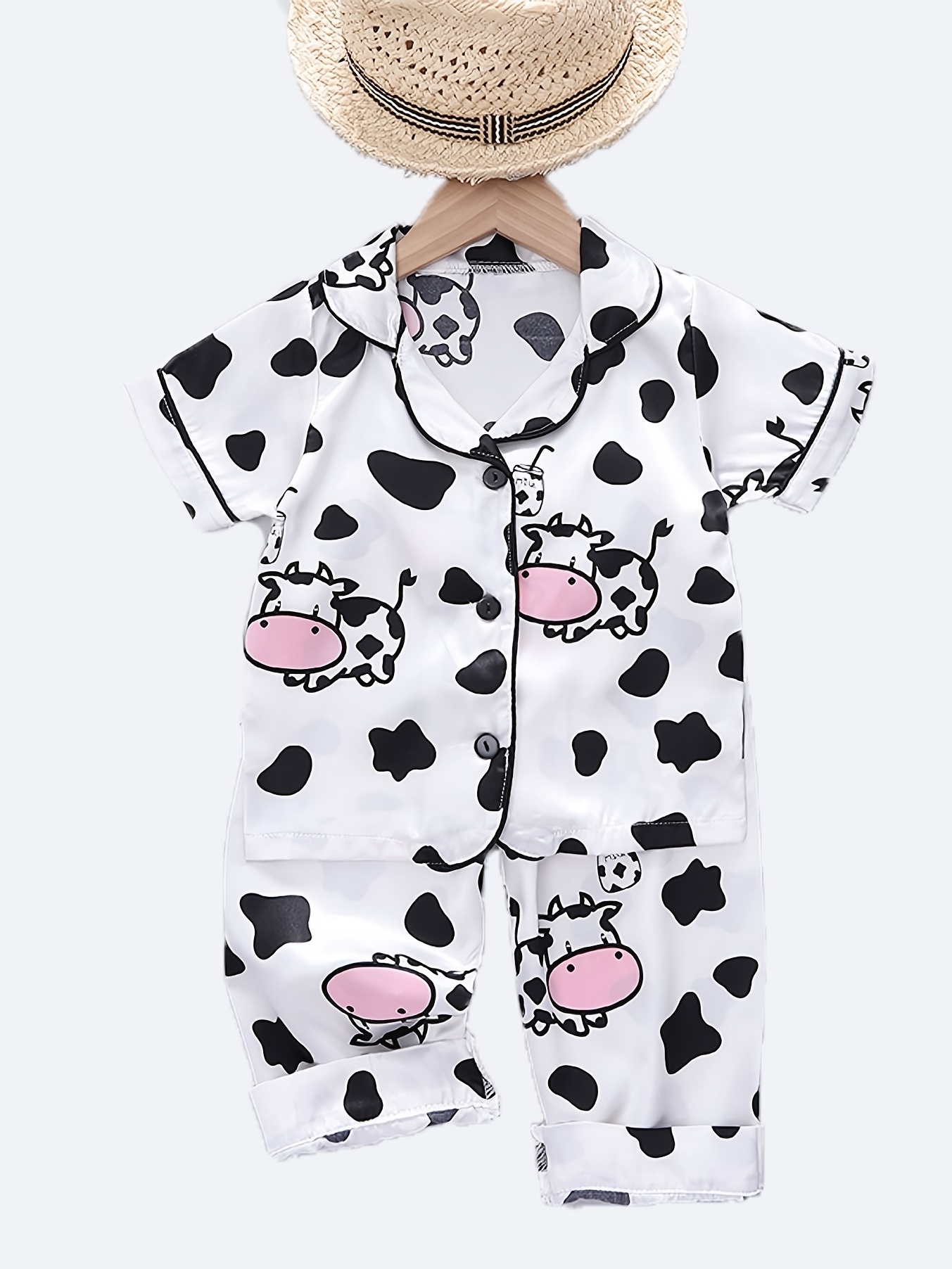 Girls Cow Pajamas - Temu