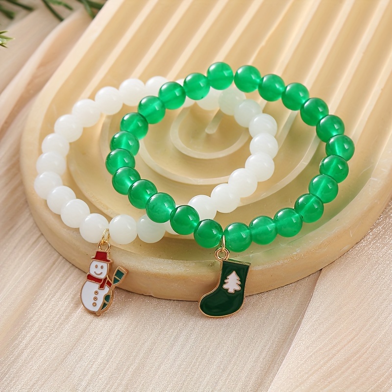 Christmas Bracelet Jewelry For Men And Women Santa Claus - Temu