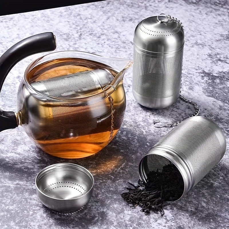  Colador de malla de té fino de acero inoxidable, colador de  malla de tamiz hecho a mano, colador de té, colador de café, perfecto para  infundir hojas de té o hierbas