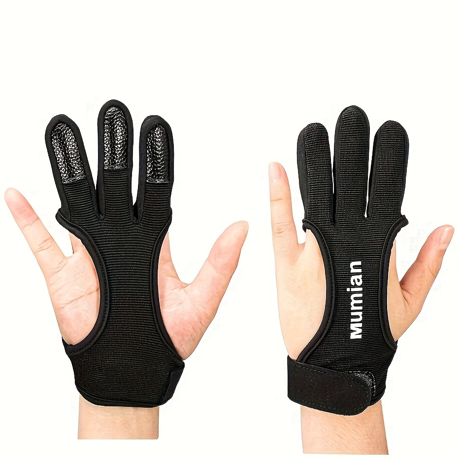 3-Finger Archery Glove for Recurve and Compound Bow