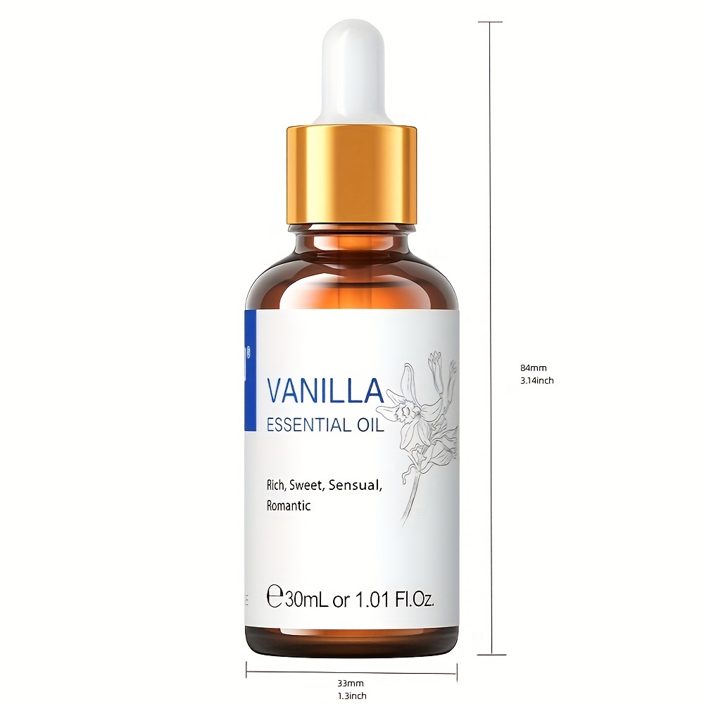 HIQILI 100ML Vanilla Essential Oils for Diffuser Humidifier